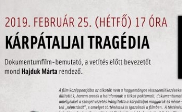 Kárpátaljai tragédia- filmbemutató az Emlékpontban