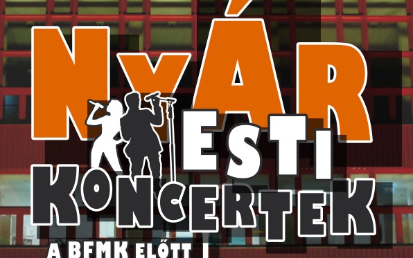 PopArt koncert a BFMK előtt