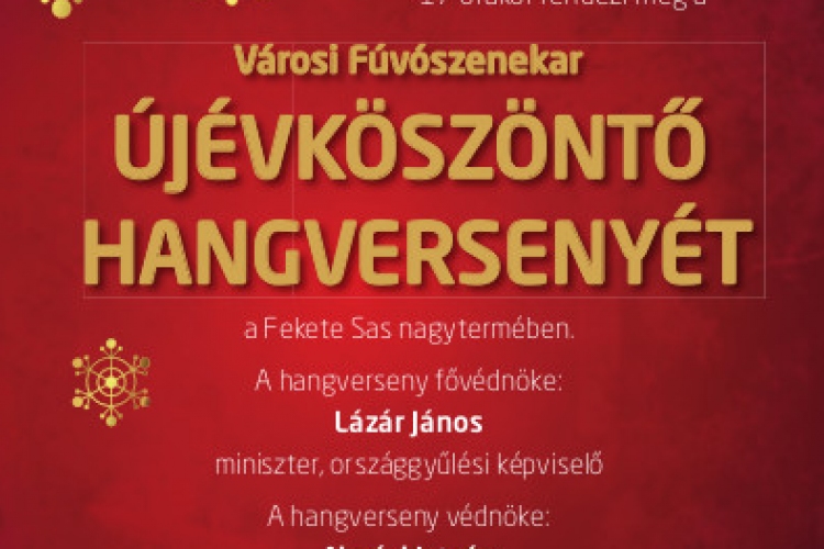 Városi Fúvószenekar ÚJÉVKÖSZÖNTŐ HANGVERSENYE