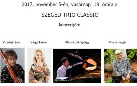 SZEGED TRIO CLASSIC koncert Hódmezővásárhelyen