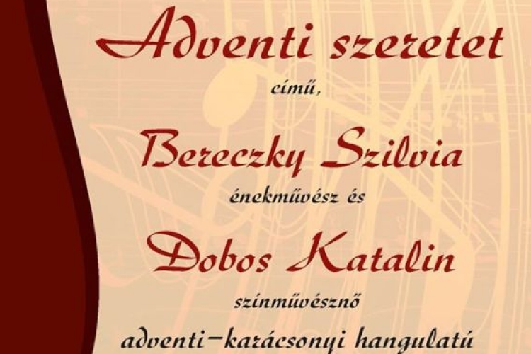 Adventi szeretet- zenés irodalmi műsor