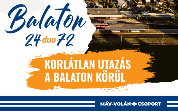 Tovább bővül a balatoni napijegyek köre – itt a Balaton24/72 Duo