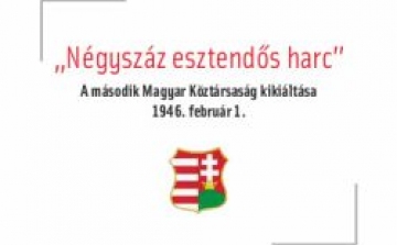 „Négyszáz esztendős harc”