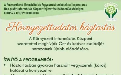 Környezettudatos háztartás-előadás