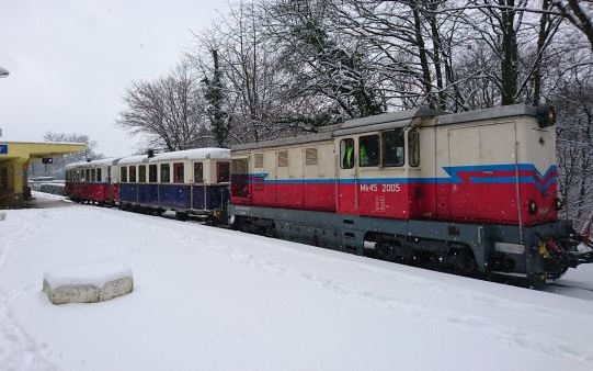 Év végi menetrend a Gyermekvasúton