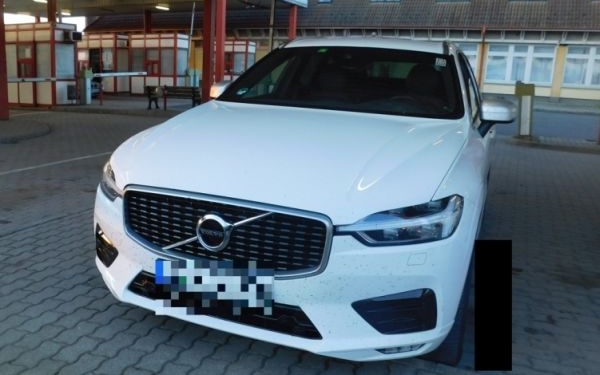 Körözött Volvo Csanádpalotánál 